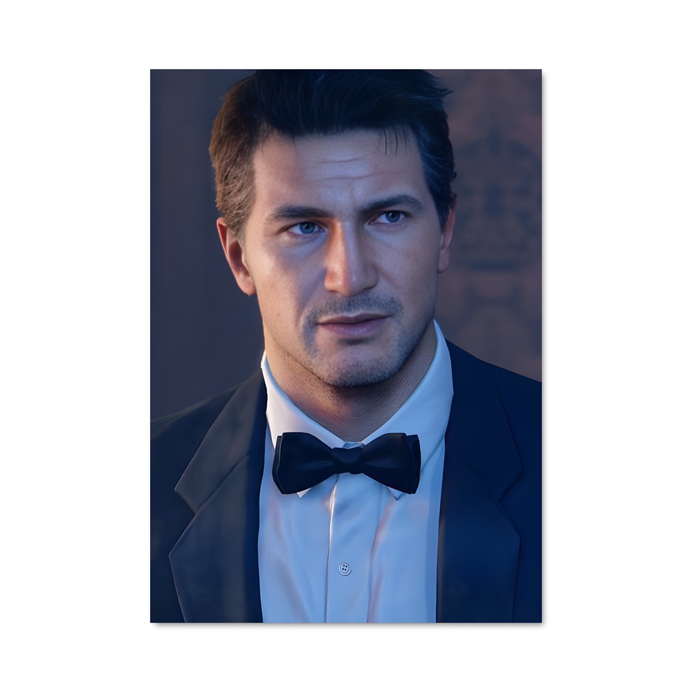 Poster Nathan Drake: Élégance Aventureuse